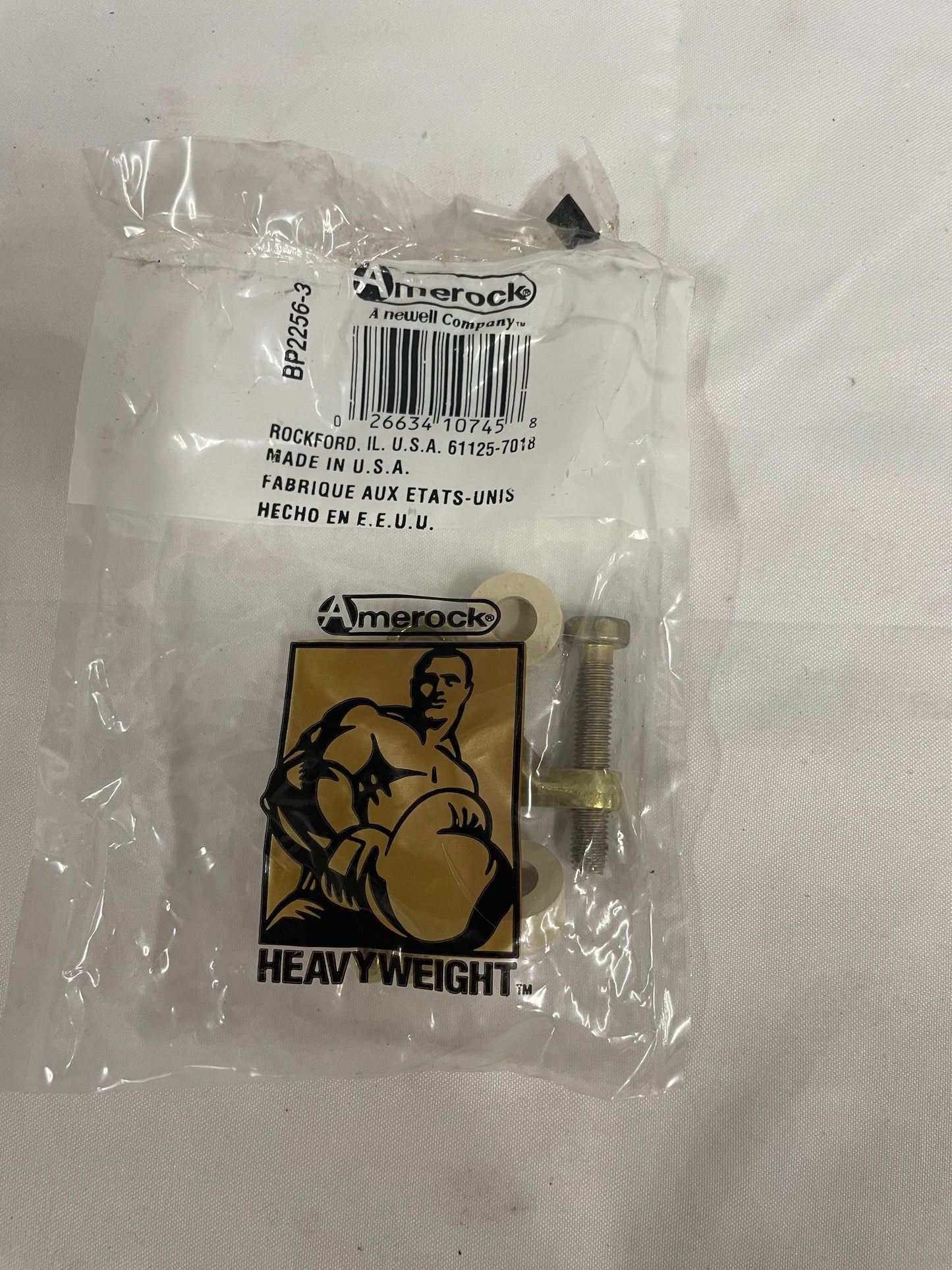 Stanley Amerock Heavyweight Doorstop. Metal doorstop. Packs of one. Boxes of 25. 13 boxes of 25. In package. 5169558