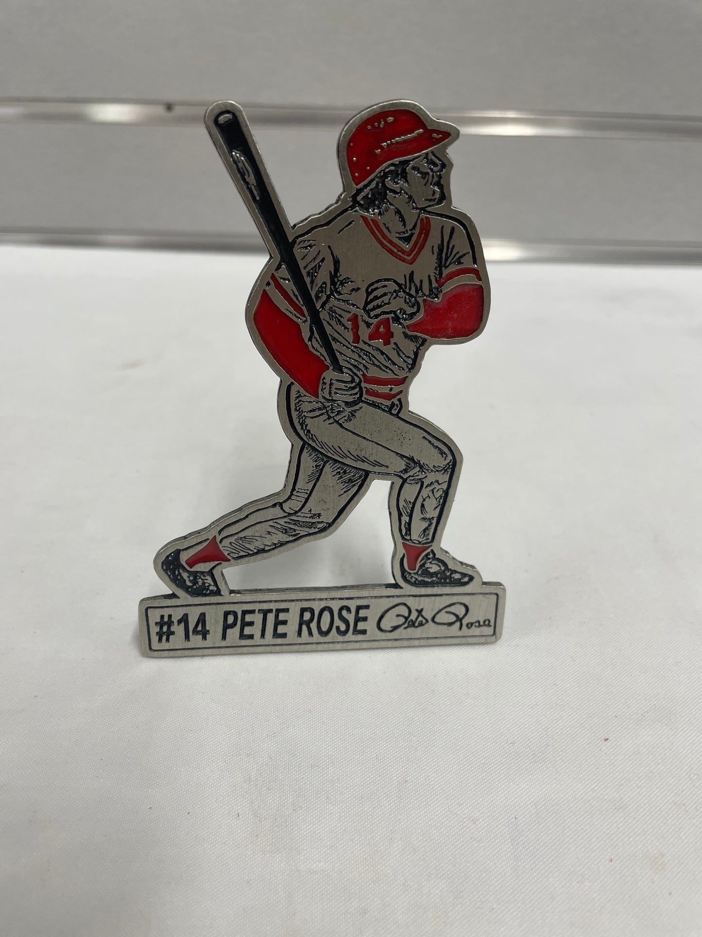 Fine Pewter Pete Rose Replica Statue 4,256th hit
