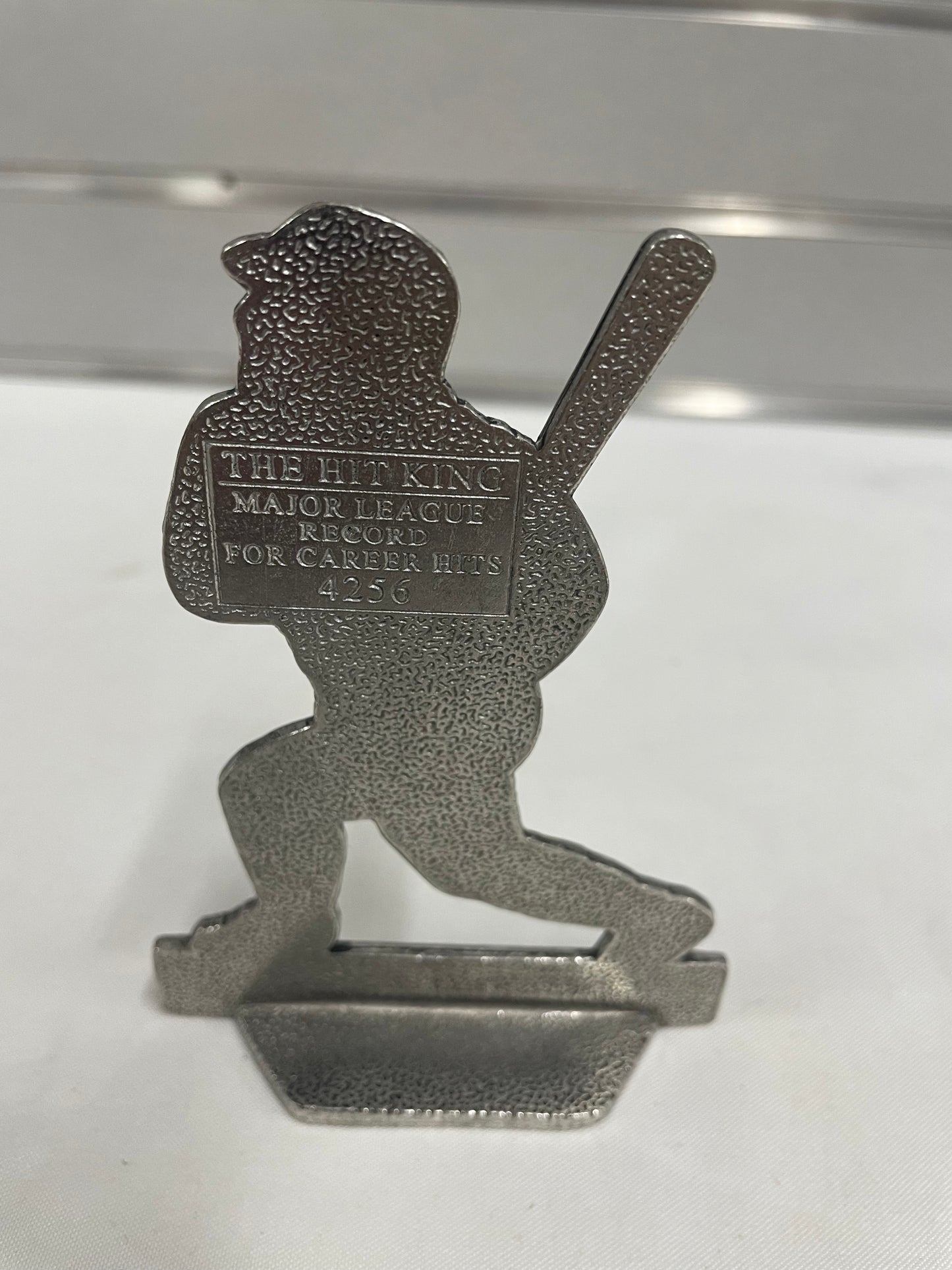 Fine Pewter Pete Rose Replica Statue 4,256th hit