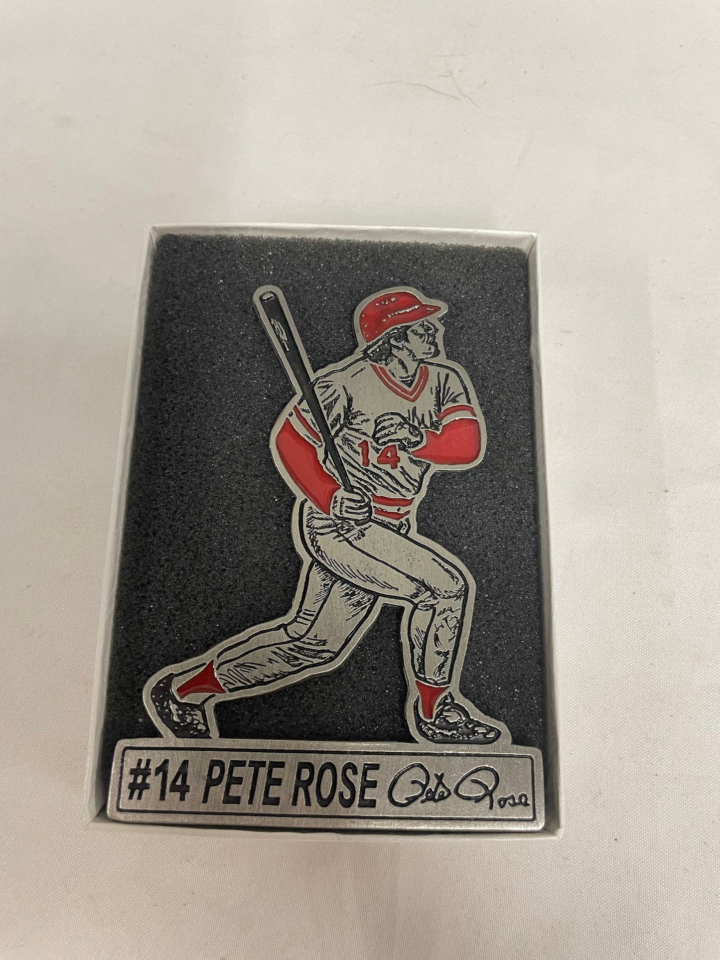 Fine Pewter Pete Rose Replica Statue 4,256th hit