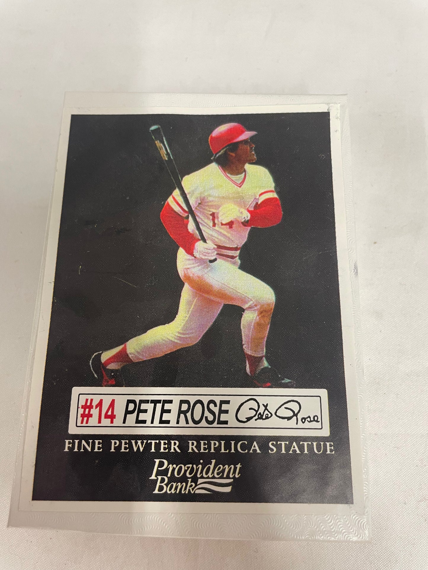 Fine Pewter Pete Rose Replica Statue 4,256th hit