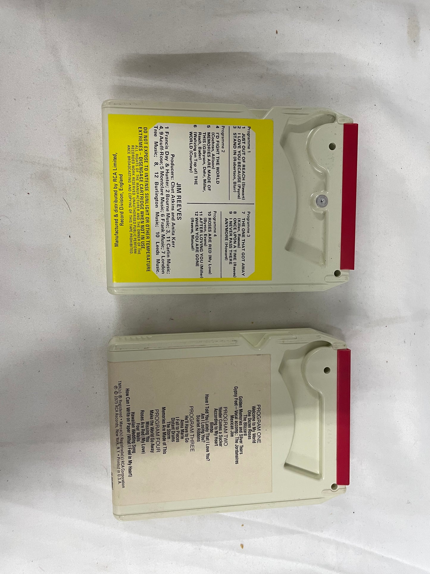 Jim Reeves 8-Track Collection. 2 Pieces. “The Jim Reeves Collection” “Gentleman Jim”