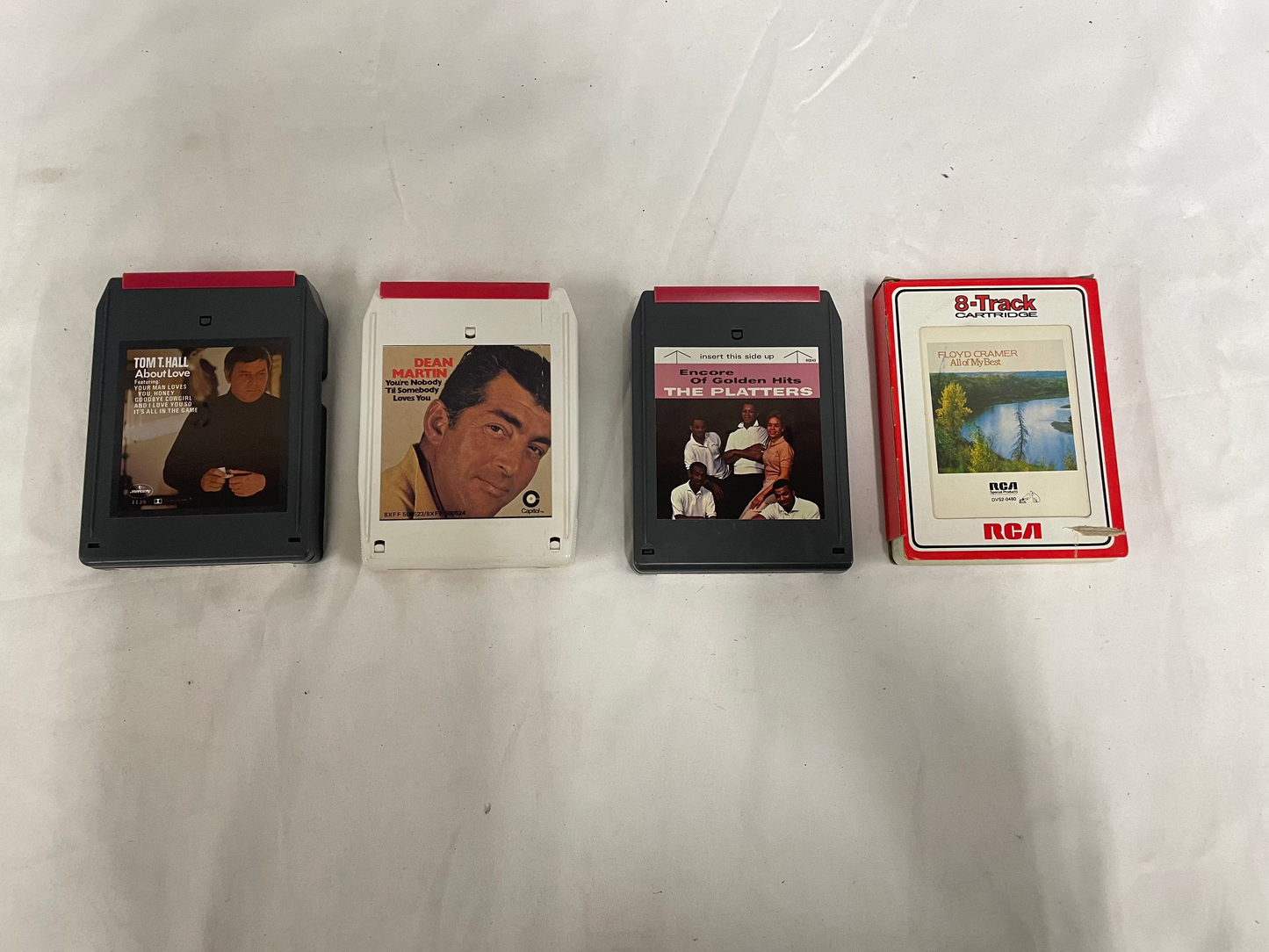 Oldies 8-Tracks. The Platters, Dean Martin, Floyd Cramer, Tom T Hall