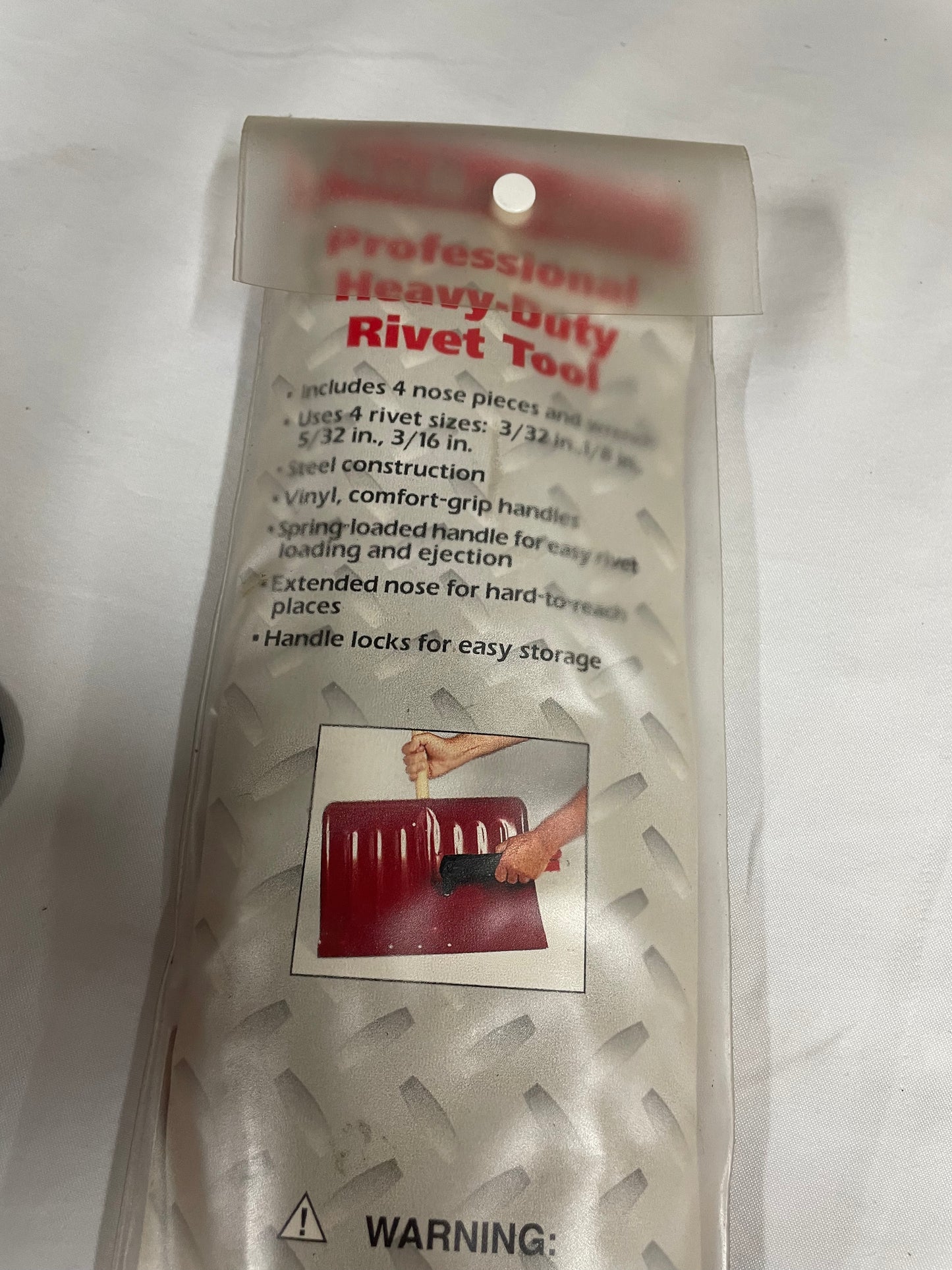 Professional Heavy Duty Rivet Tool 3/32” 1/8” 5/32” 3/16”