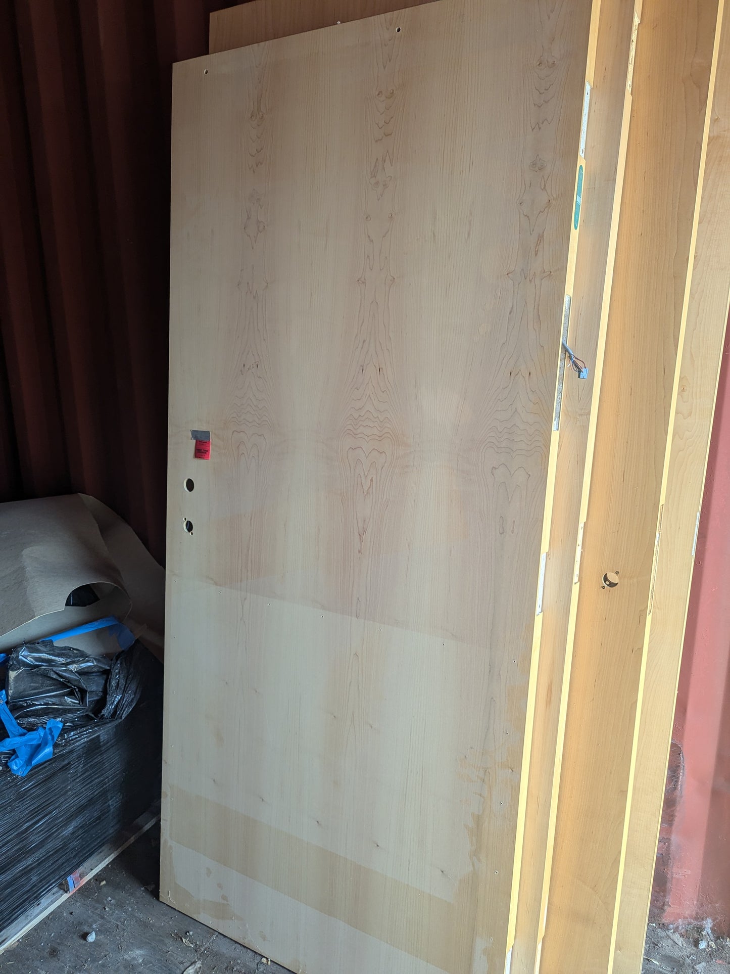 3'0" x 6'8" RH solid fire rated interior commercial door slab