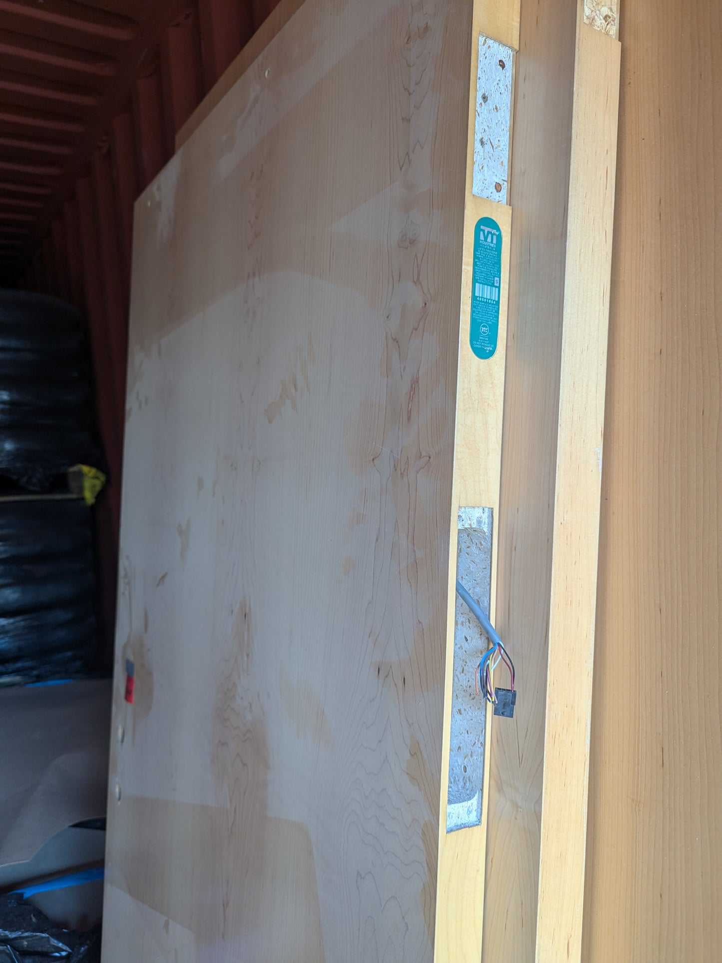 3'0" x 6'8" RH solid fire rated interior commercial door slab
