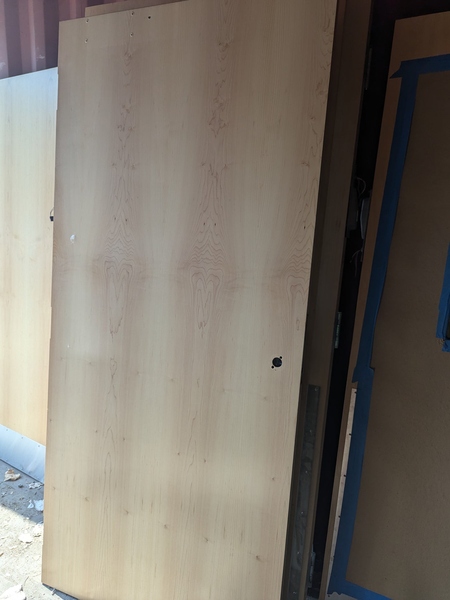 3'0" x 6'8" RH solid fire rated interior commercial door slab
