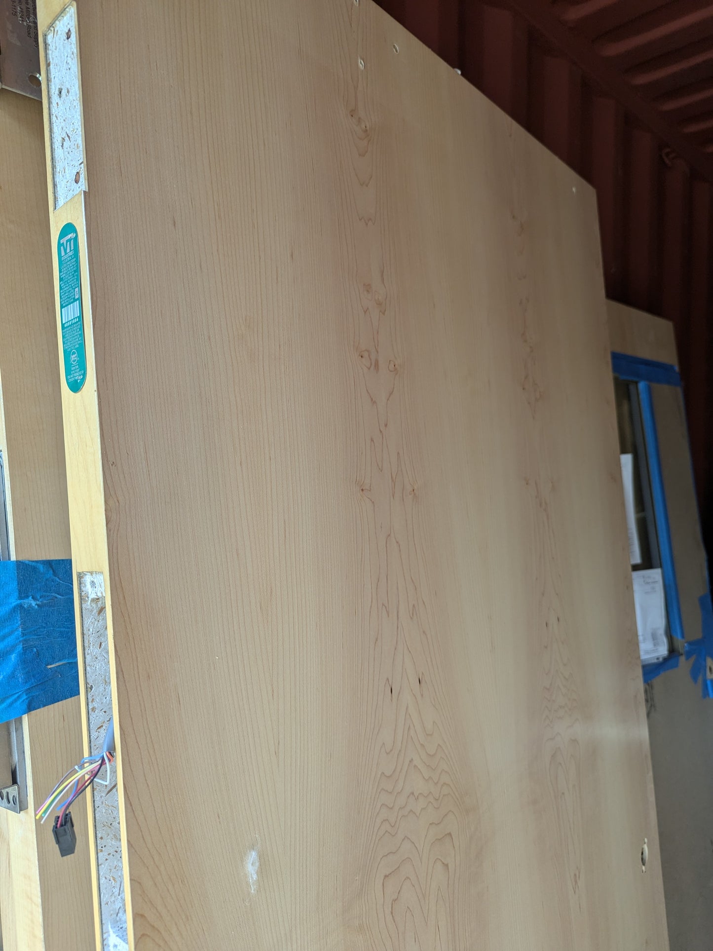 3'0" x 6'8" RH solid fire rated interior commercial door slab