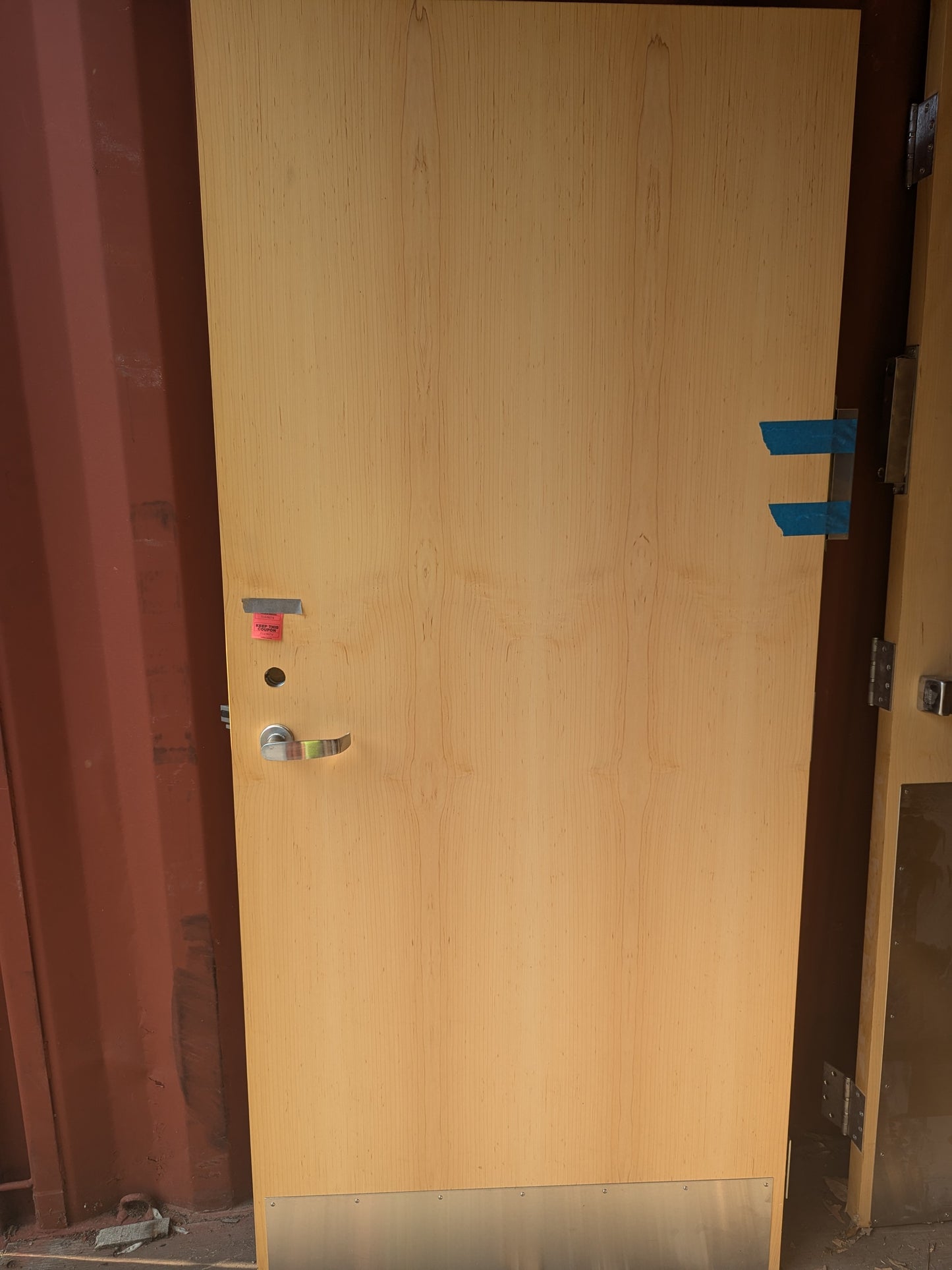 3'0" x 6'8" RH Commercial Interior solid fire rated door