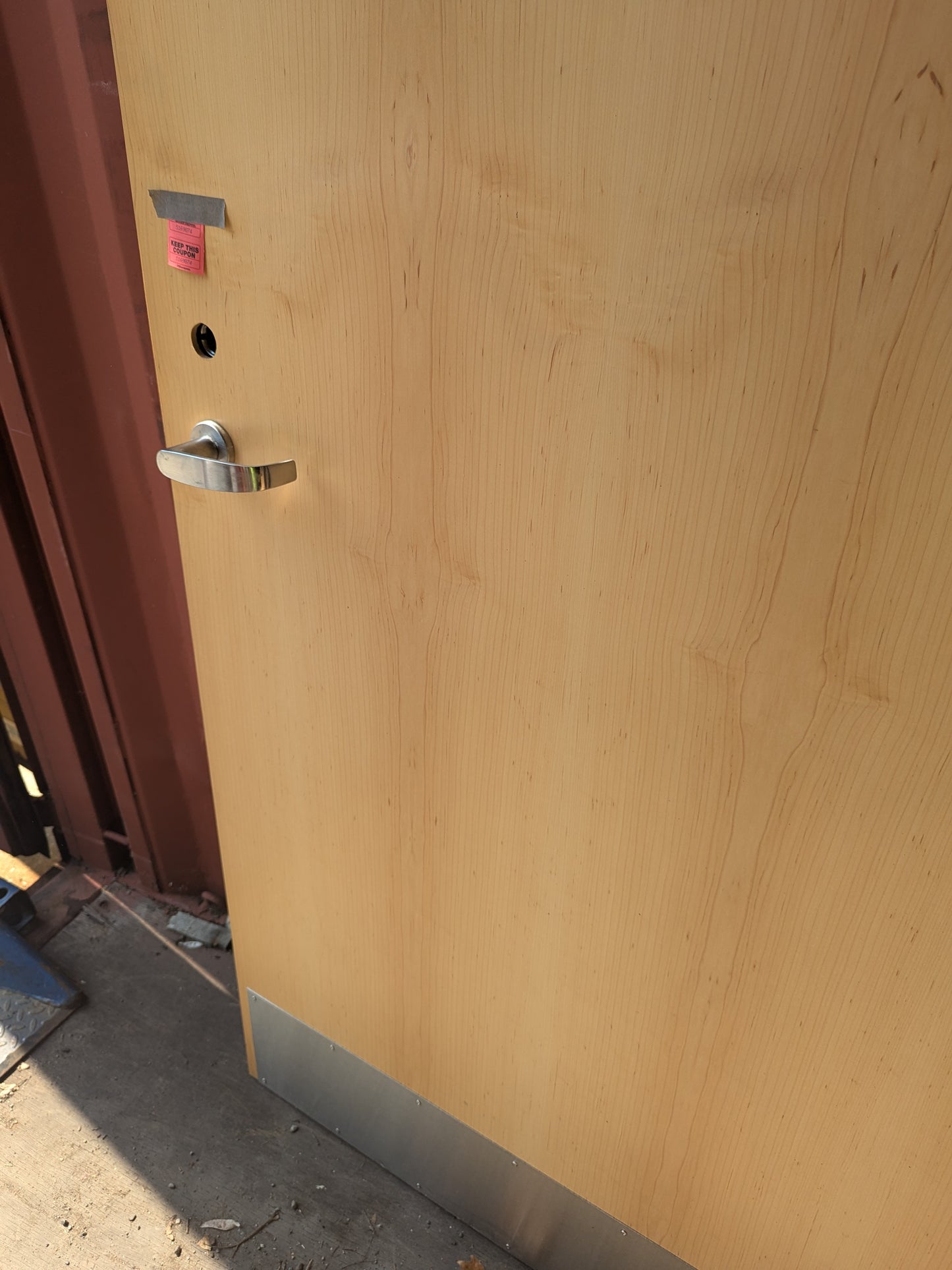 3'0" x 6'8" RH Commercial Interior solid fire rated door