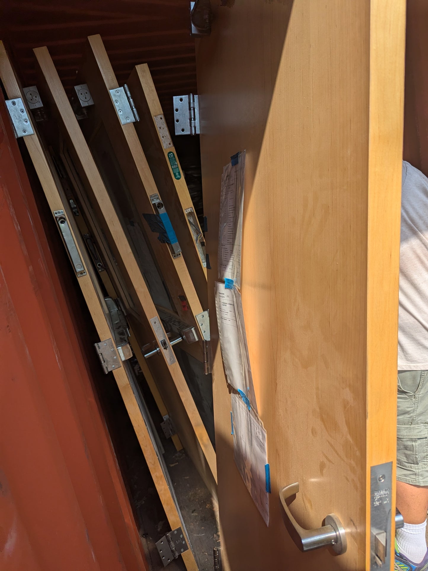 3'0" x 6'8" RH Commercial Interior solid fire rated door