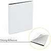 Door Corner Seal Exterior Door Frame Seal Wedge Draft Stopper with Adhesive 3000 in a Case, White