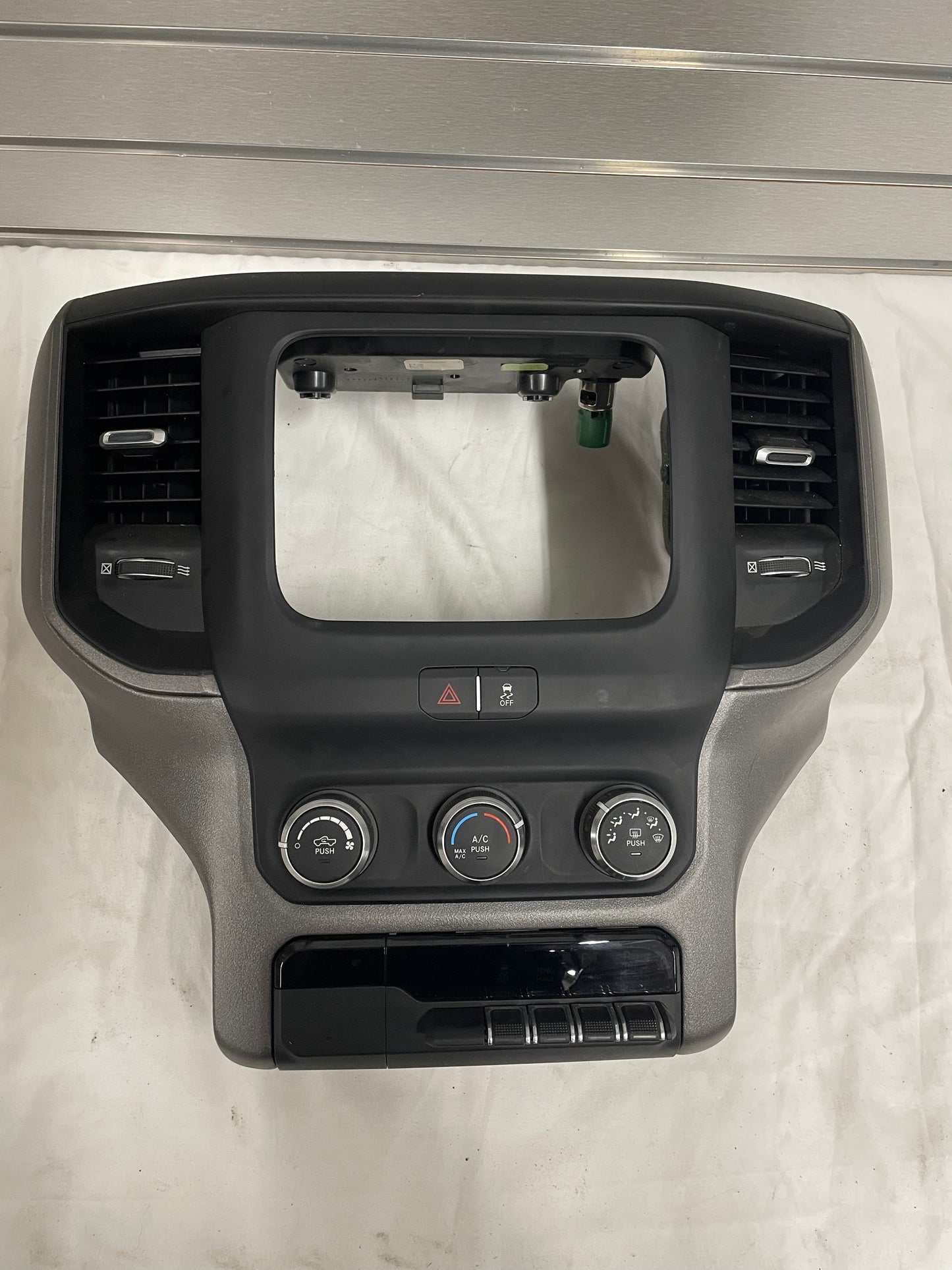 2019 Ram 3500 2500 radio bezel trim with climate control heated seats, heated steering wheel