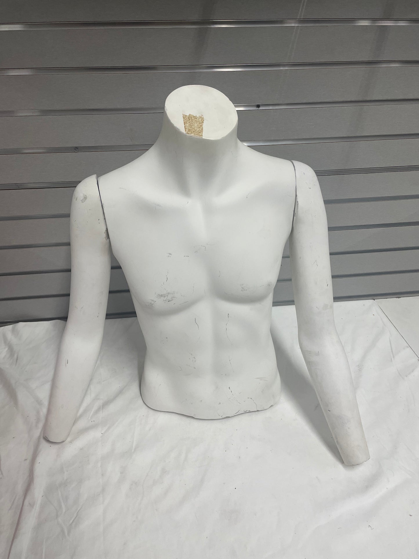 White Mannequin Headless Torso with Arms