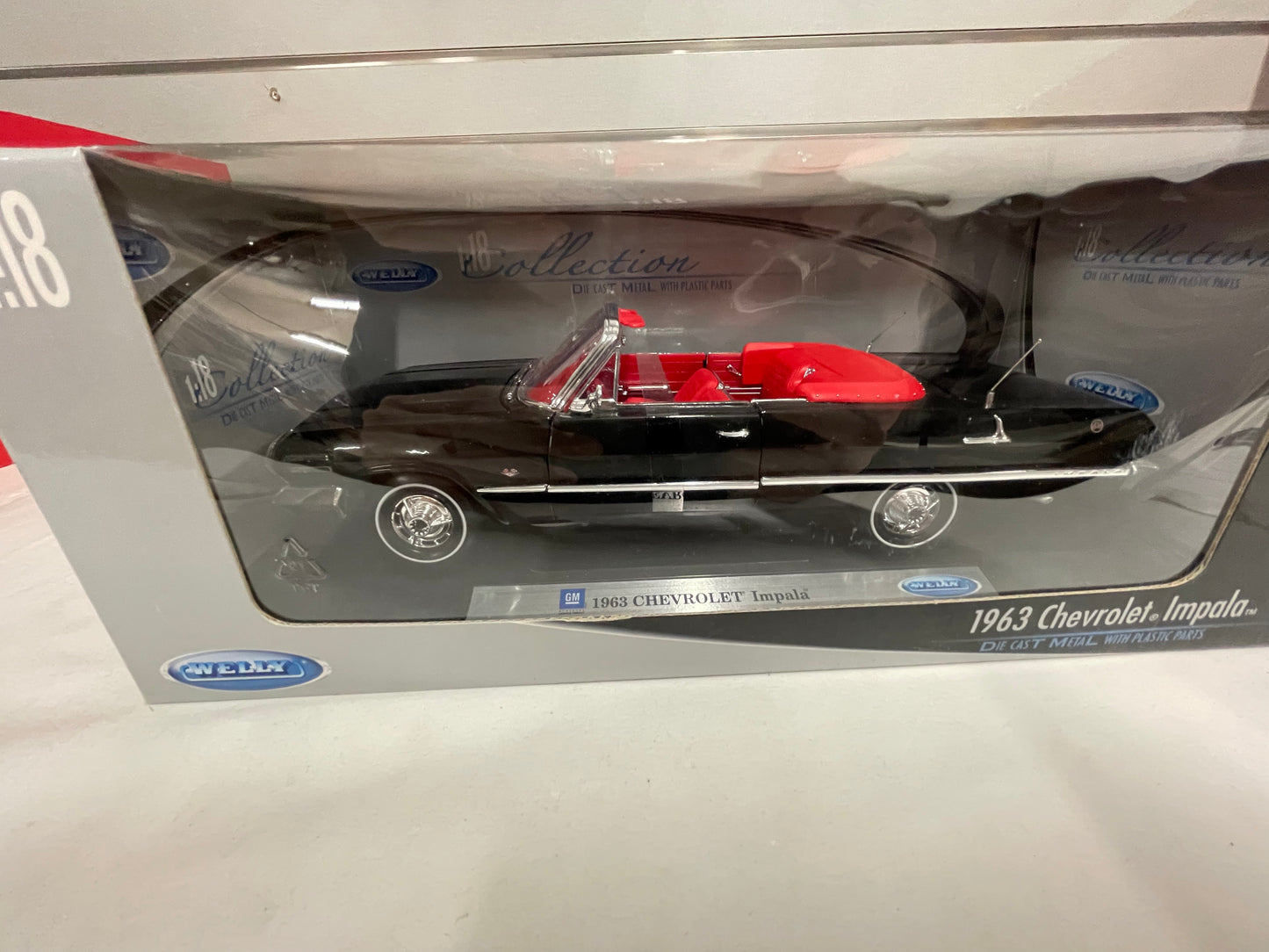 1963 Chevrolet Impala. In packaging. Welly 1/18 Scale