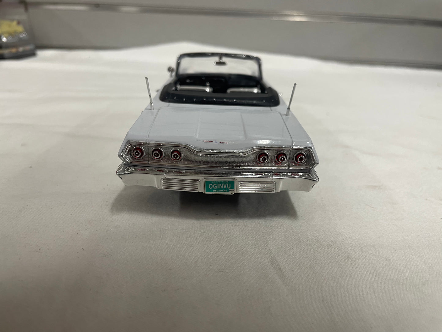 1963 Chevrolet Impala S.S. With display case.