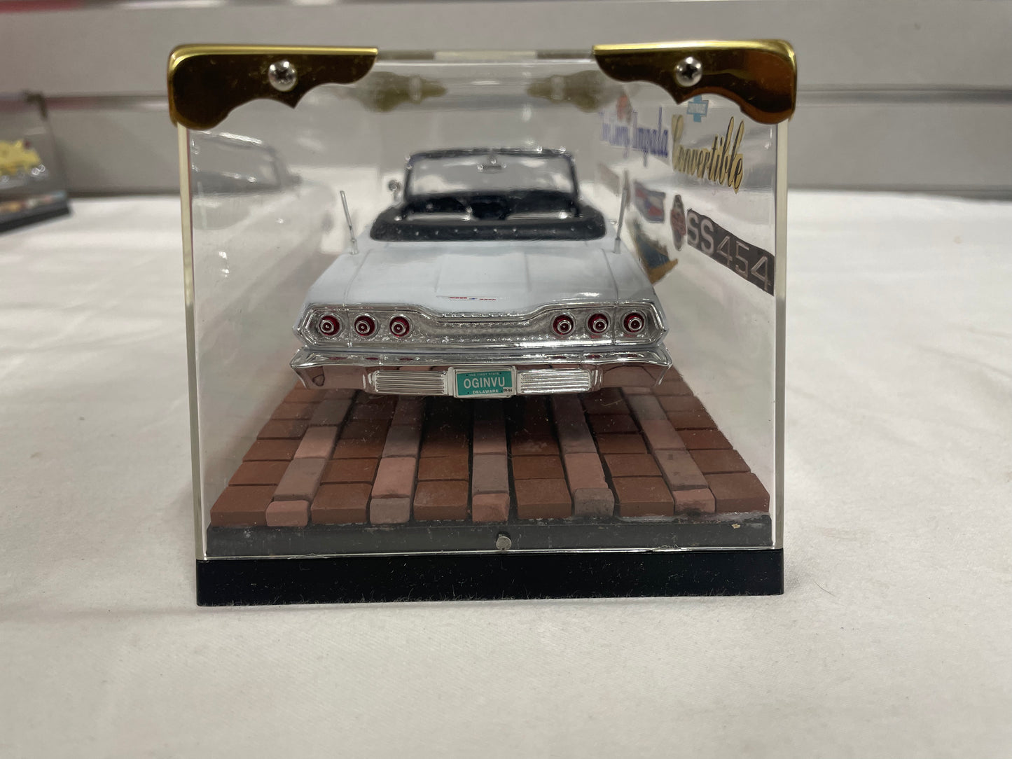 1963 Chevrolet Impala S.S. With display case.