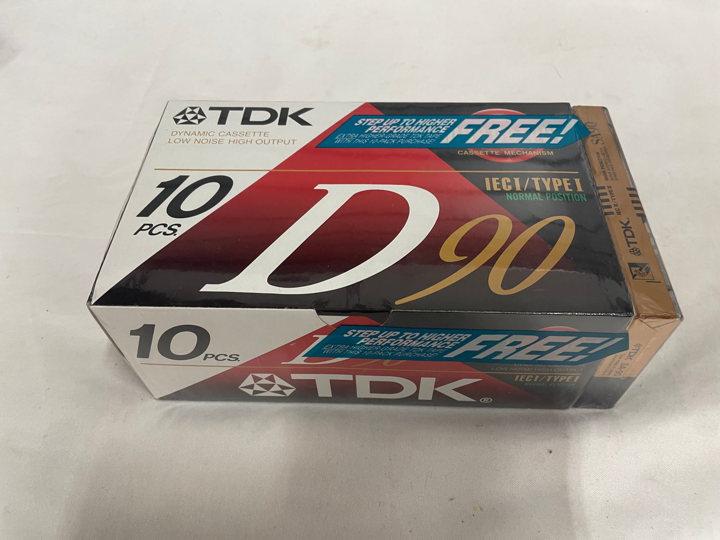 TDK Dynamic Cassettes. 10 pieces. D-90. Low noise High output. 5169563