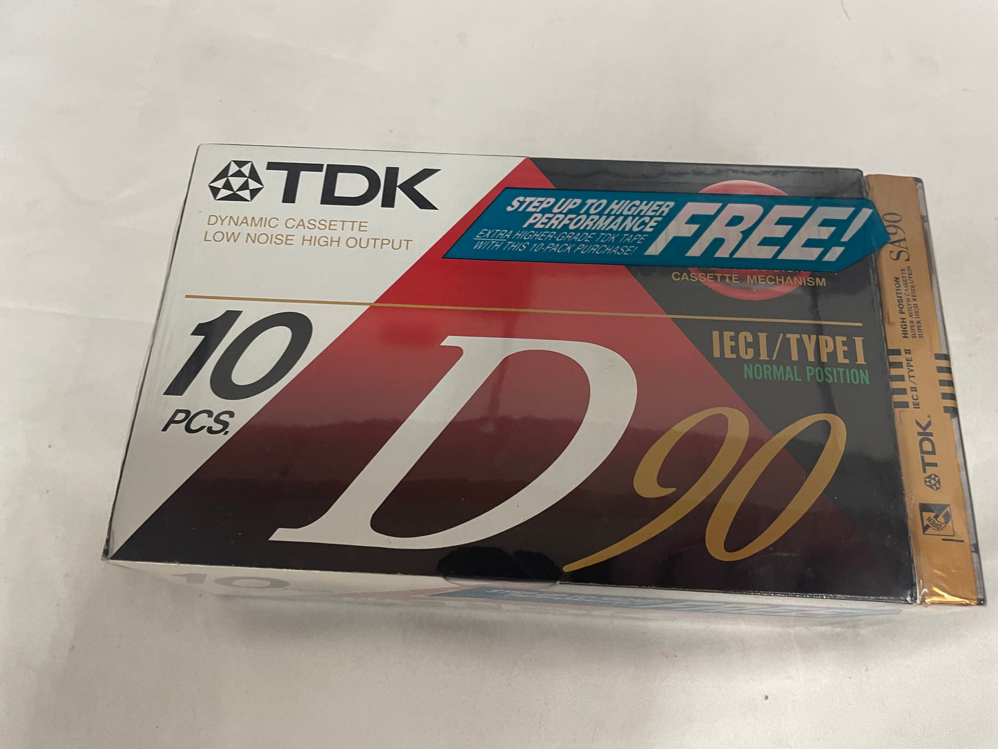 TDK Dynamic Cassettes. 10 pieces. D-90. Low noise High output. 5169563