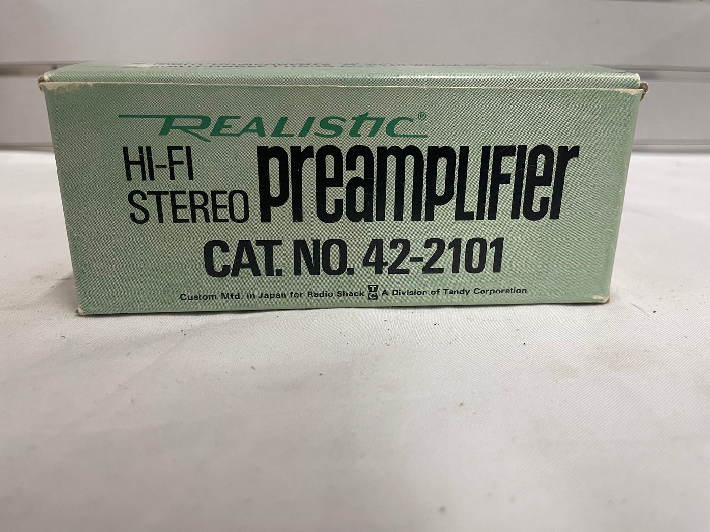 Realistic Hi-Fi Preamplifier. CAT. No. 42-2101. 1978. New in open box