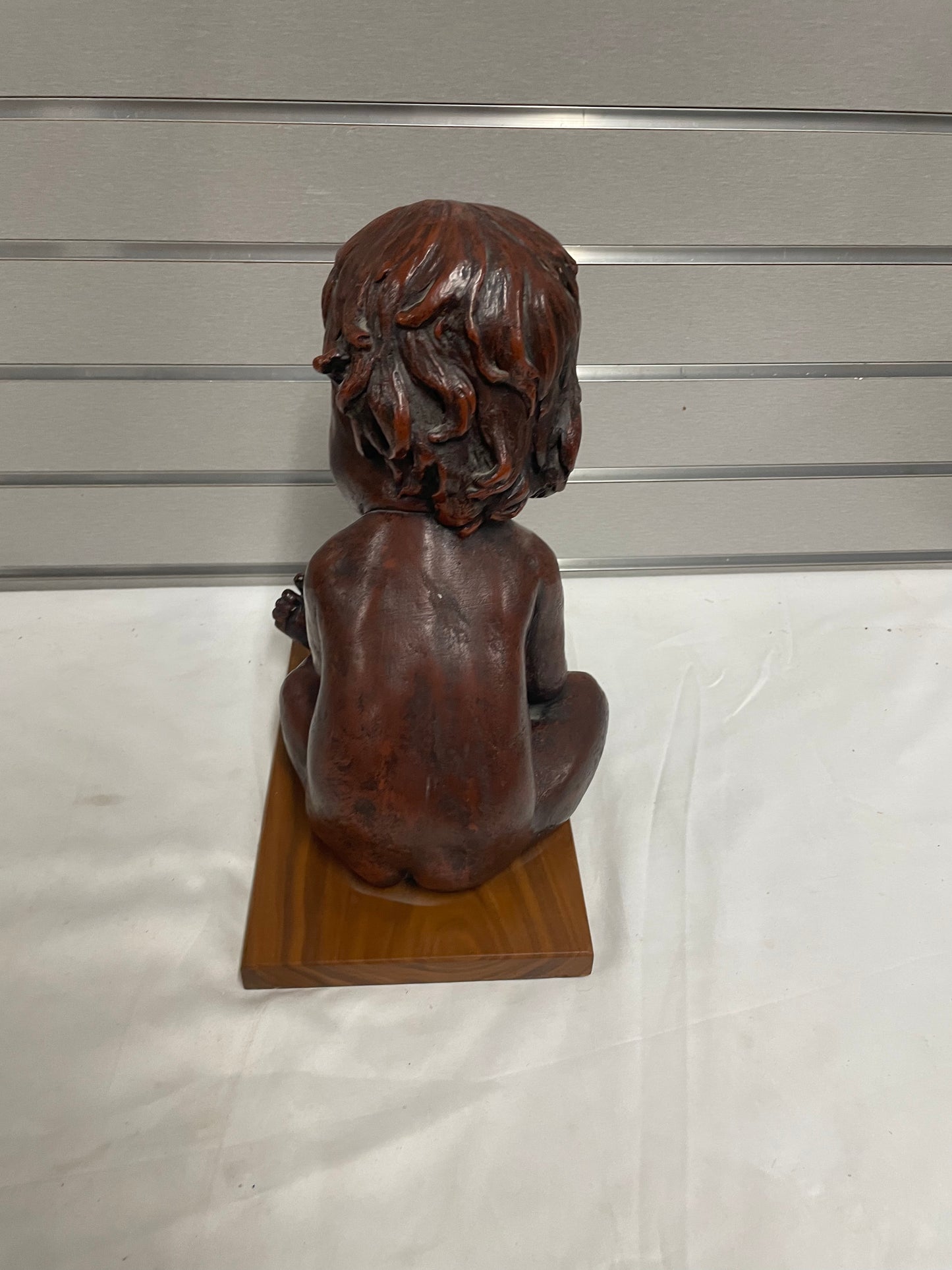 Wooden Baby Sculpture. 8x12”. No case. Comes with what’s in picture.