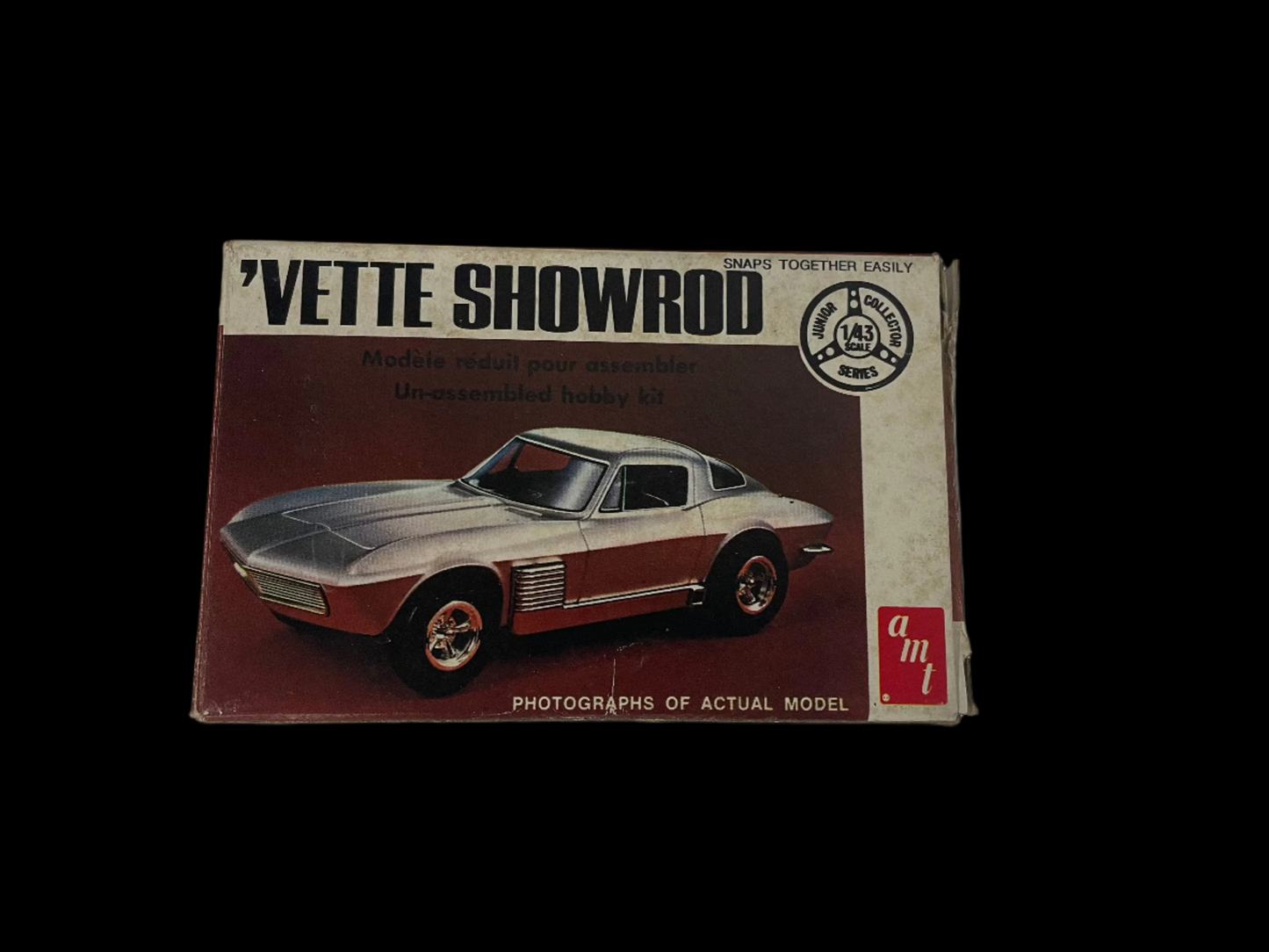 Corvette Showrod Hobby Kit. 1:43 Scale. In original box.