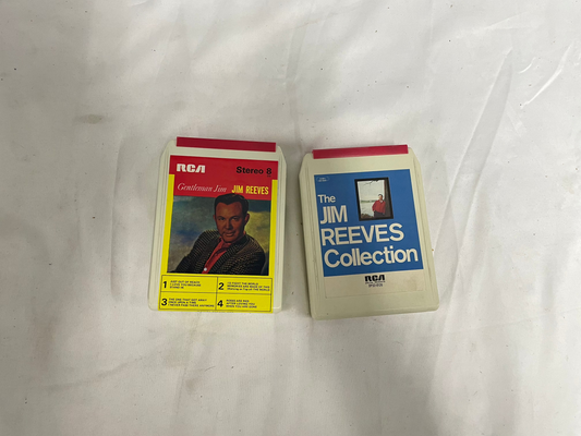 Jim Reeves 8-Track Collection. 2 Pieces. “The Jim Reeves Collection” “Gentleman Jim”