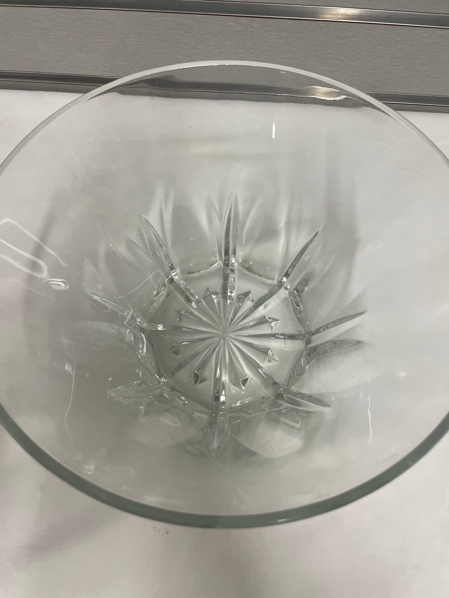 Large Glass Bowl. 10" x 5.5”