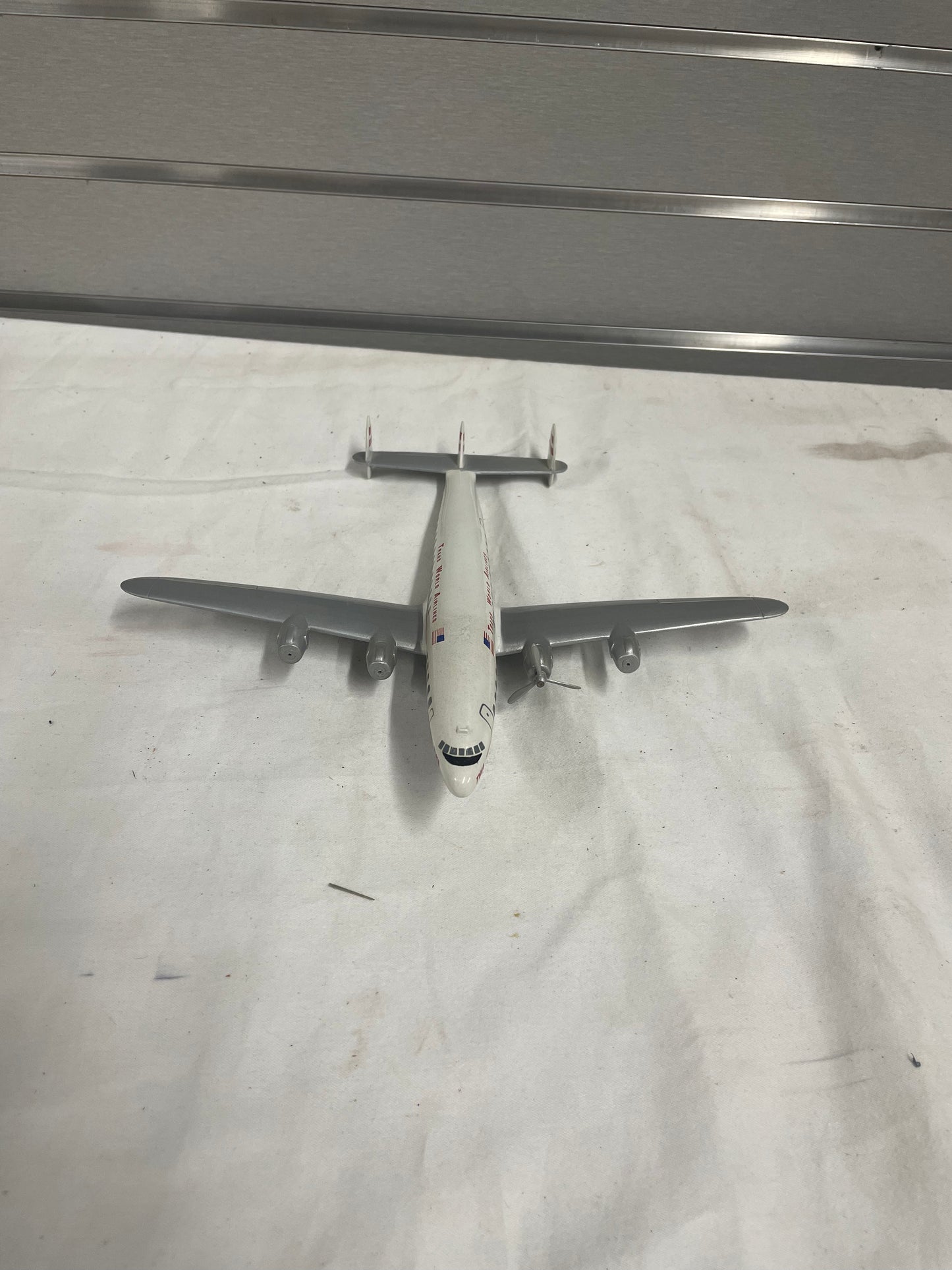 Trans World Airlines Commercial Air Bus. Plastic die cast model plane