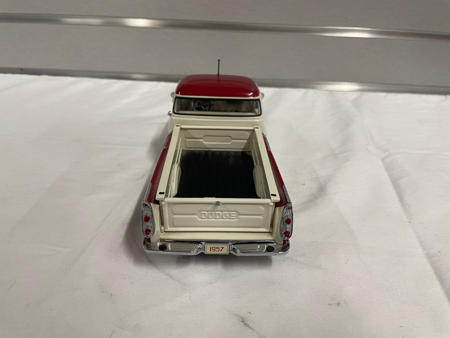 1957 Dodge Sweptside D100 Die cast. The Danbary Mint. 1:24 Scale Metal Truck. Doors/ Hood and trunk open up.