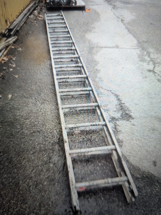 32 ft. H Aluminum Extension Ladder