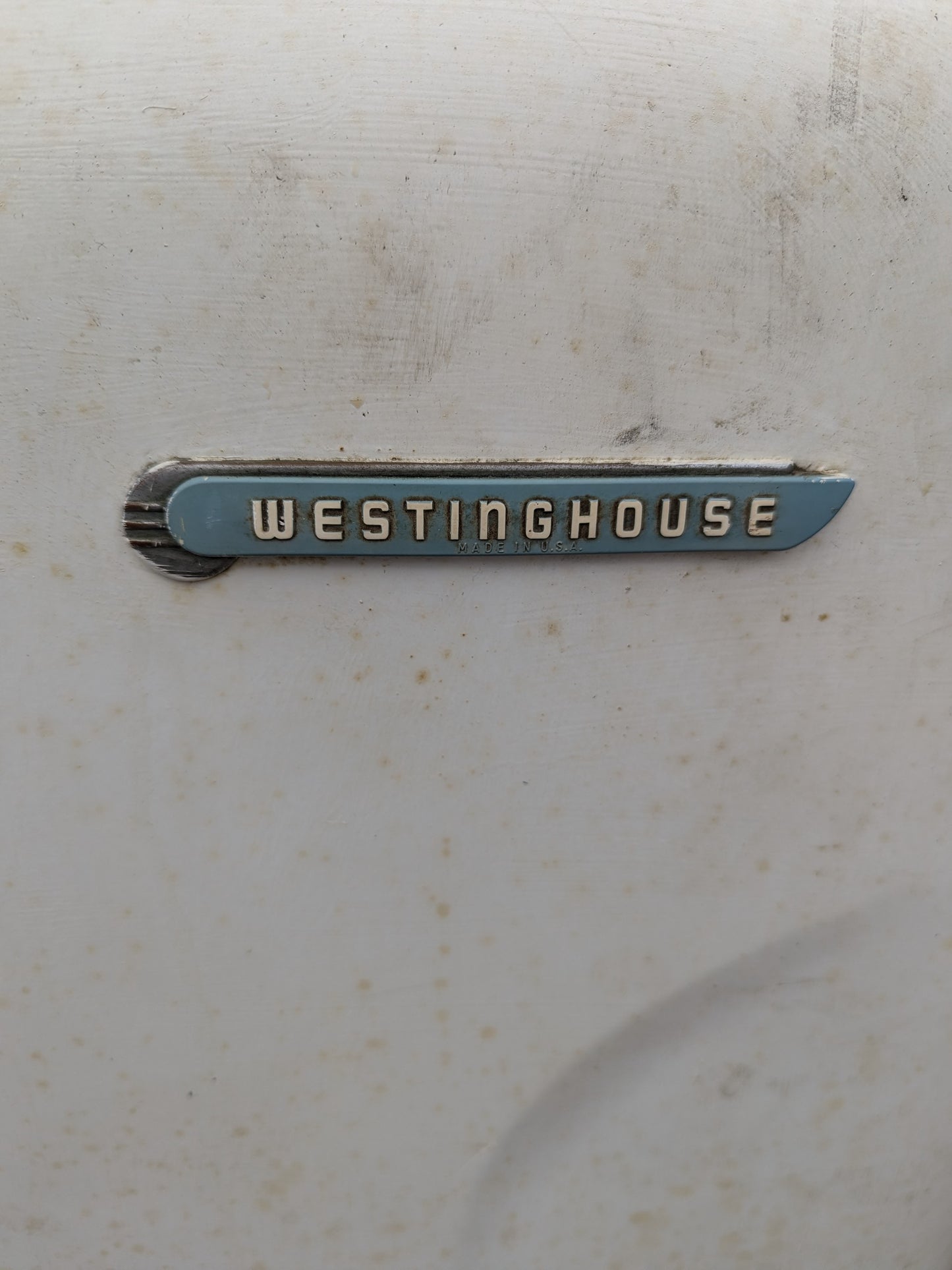 Westinghouse M-7 Vintage USA White Upright Refrigerator Freezer