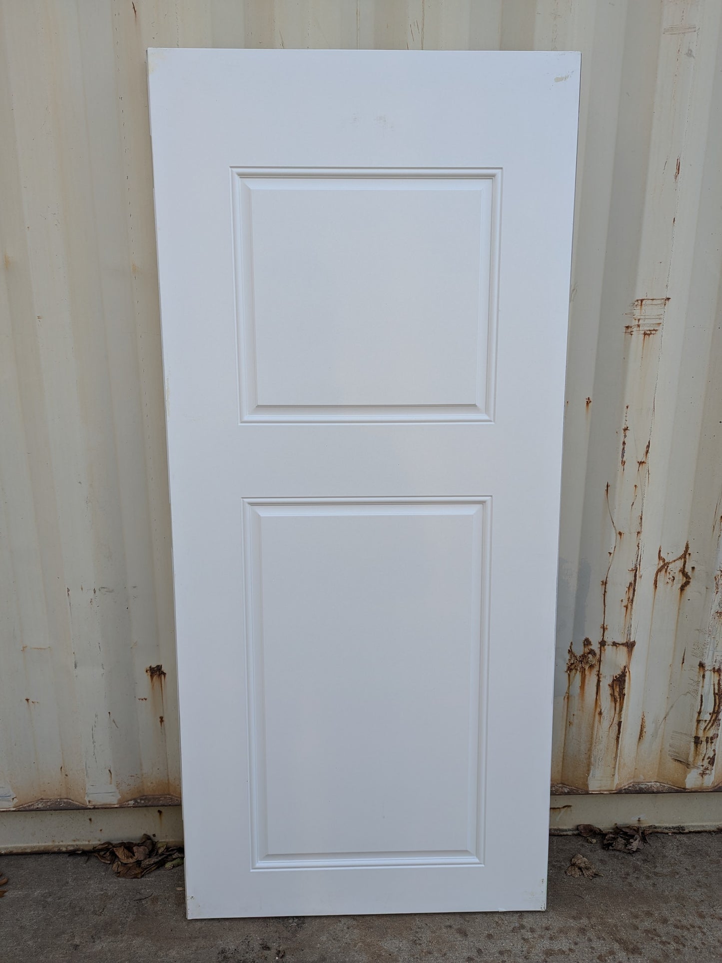 36" x 80" 1-3/4" steel door slab. 2 Panel Embossed, no bore, 90 minute fire door. No sweep